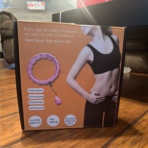 Adjustable Fitness Hula Hoop - Pink